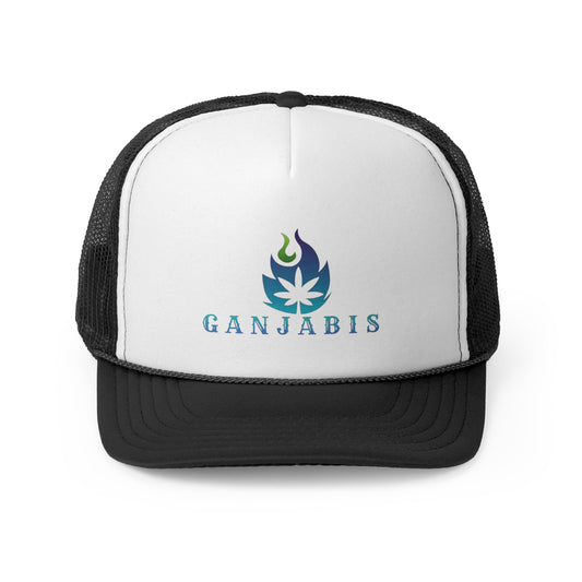 Ganjabis Blue Flame Trucker Cap