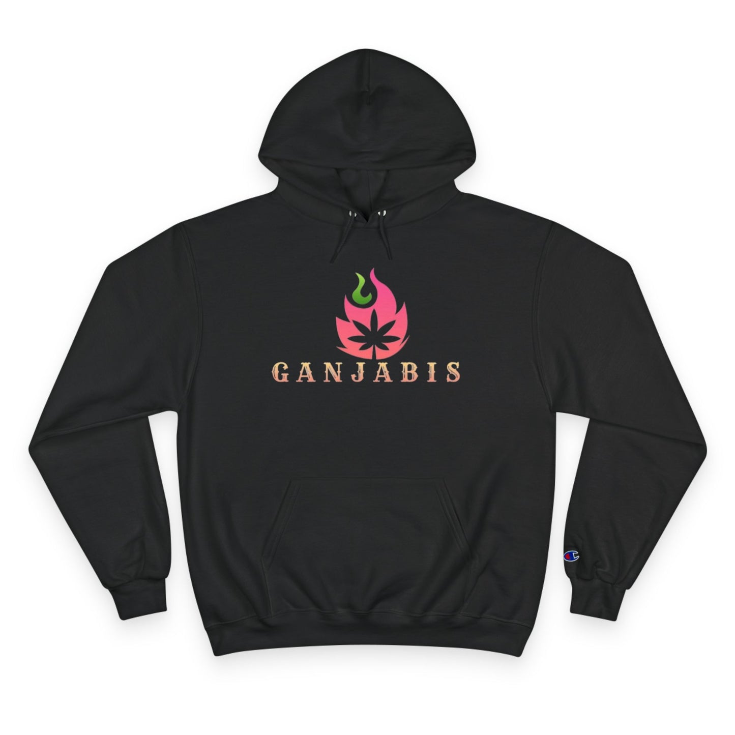 Champion Pink Flame Ganjabis Hoodie