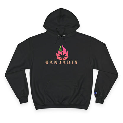 Champion Pink Flame Ganjabis Hoodie