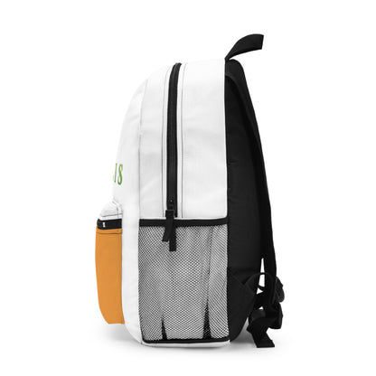 Orange Flame Ganjabis | Trendy Travel Backpack