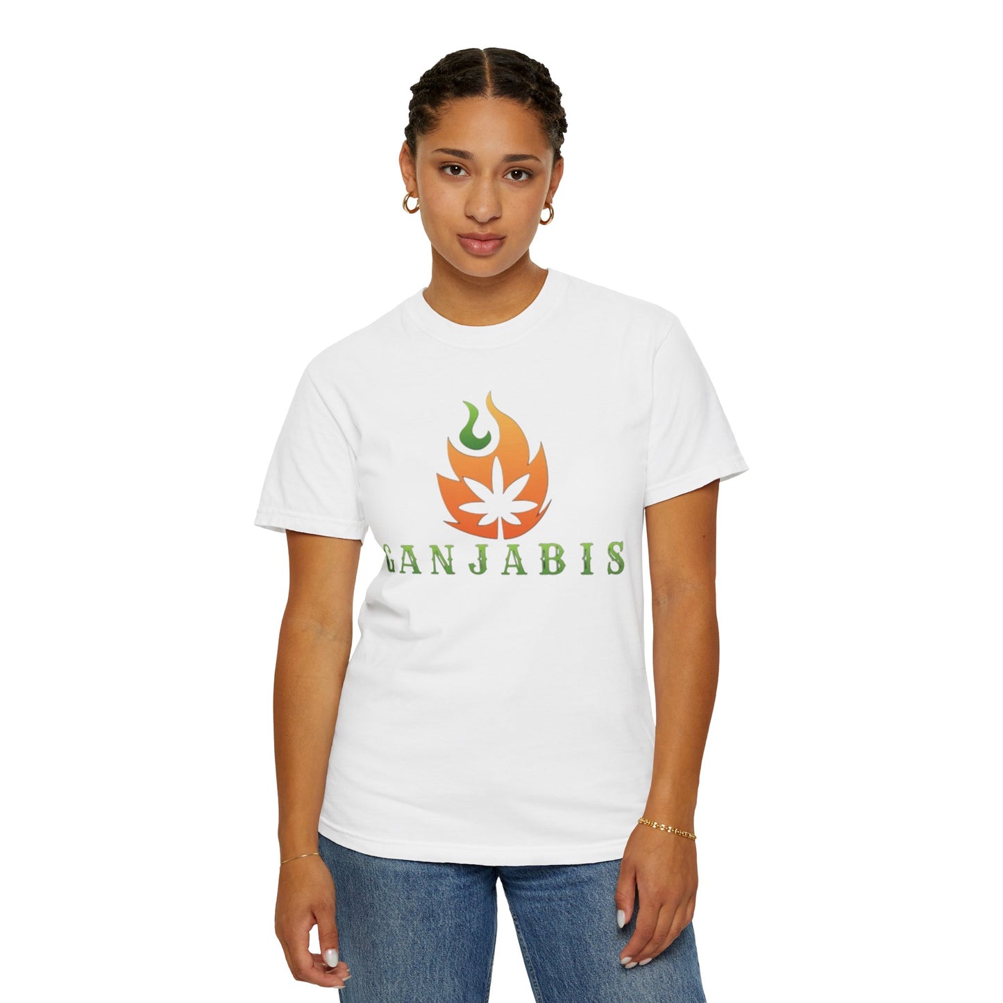 Orange Flame Ganjabis Unisex T-Shirt