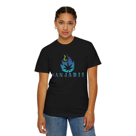 Blue Flame Ganjabis Unisex T-Shirt