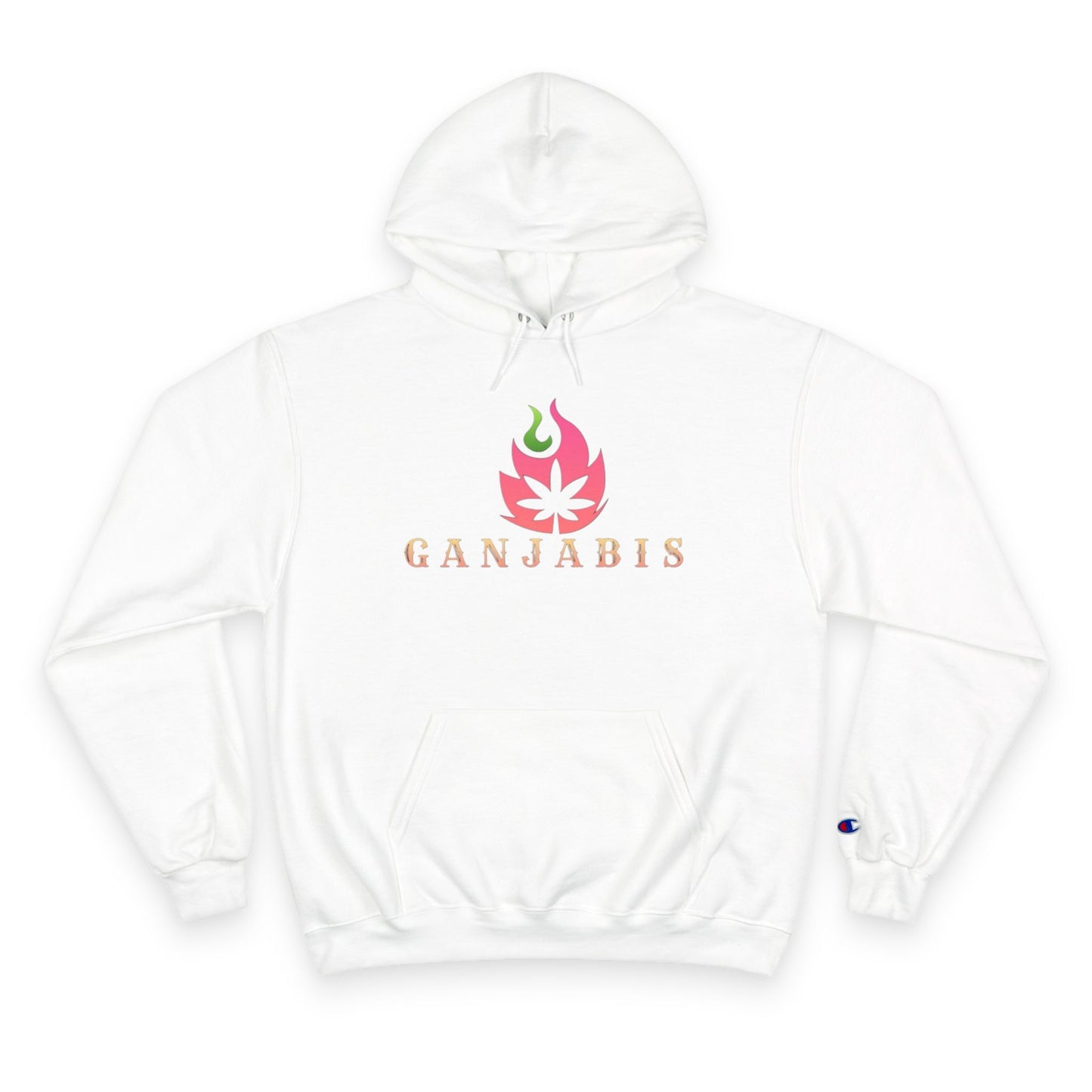 Champion Pink Flame Ganjabis Hoodie