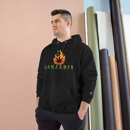 Champion Orange Flame Ganjabis Hoodie