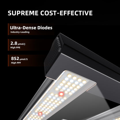 Spider Farmer G3000 Grow Tent Kit Complete 3x3x6ft, 300W Dimmable Bar Style LED Grow Lights 36"x36"x70" Tent Kit 4" Ventilation System with GGS Smart Controller 2025